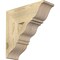 Ekena Millwork Funston Traditional Rough Sawn Bracket, Douglas Fir, 6"W x 18"D x 18"H BKT06X18X18FST01RDF - alternate 1